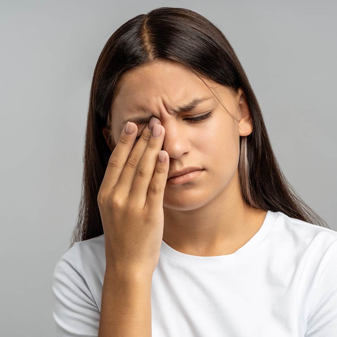 თვალების ტკივილი ან ანთება